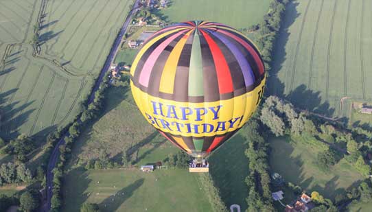 Birthday Hot Air Balloon Flight